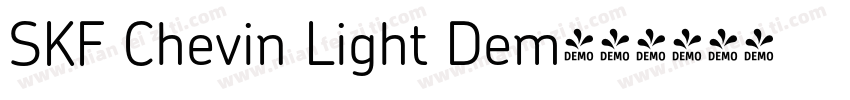 SKF Chevin Light Dem字体转换